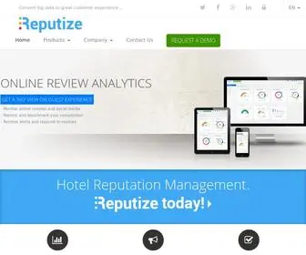 Reputize.com(Hotel Reputation Management) Screenshot