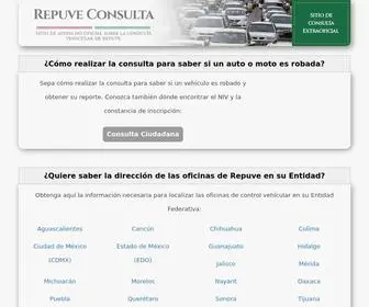 Repuve-Consulta.com.mx(Para conocer todo sobre el Repuve) Screenshot