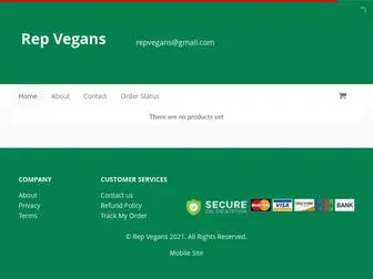 RepVegans.com(Rep Vegans) Screenshot