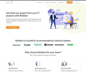 ReqTest.com(Requirements, Test Management, Bug Tracking Tool) Screenshot