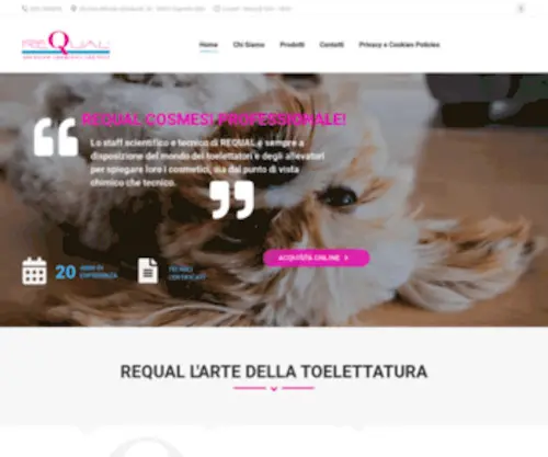 Requal.eu(Cosmesi per cani) Screenshot