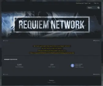 Requiemnetwork.com(Requiemnetwork) Screenshot