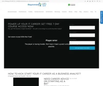 Requirementsinc.com(Requirements Inc) Screenshot