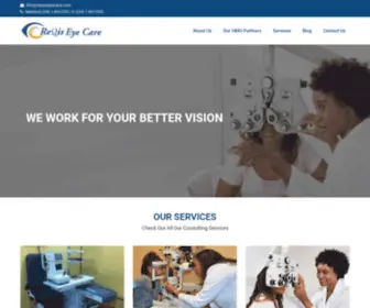 Requiseyecare.com(Requis Eye Care Limited) Screenshot