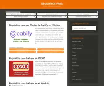 Requisitos-Para.com(Tu web de Trámites y Requisitos) Screenshot