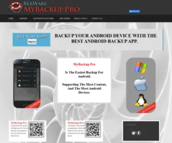 Rerware.com(MyBackup Pro) Screenshot