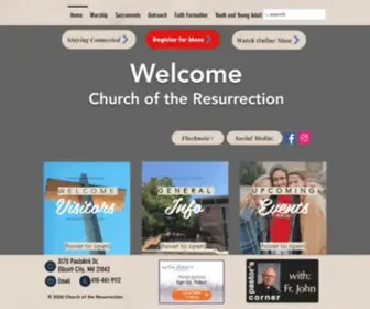 Res-EC.org(Church of the Resurrection) Screenshot