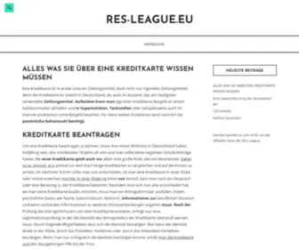 Res-League.eu(Res) Screenshot