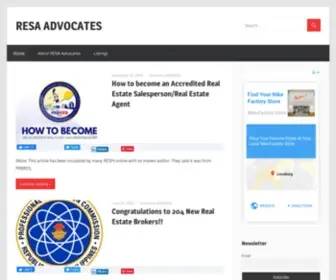 Resaadvocates.com(RESA ADVOCATES) Screenshot