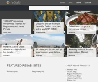 Resabi.com(ReSabi network home) Screenshot