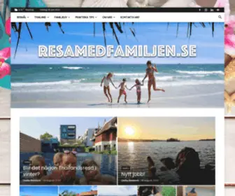 Resamedfamiljen.se(Reseblogg) Screenshot