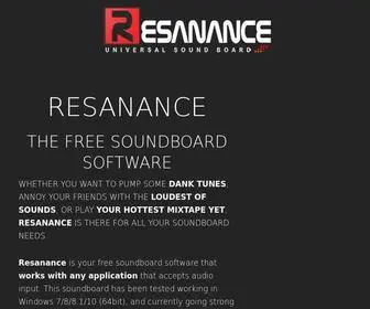 Resanance.com(Discord Soundboard) Screenshot