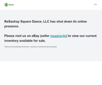 Resashay.com(ReSashay Square Dance) Screenshot