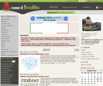 Rescaldina.org(Comune di Rescaldina) Screenshot