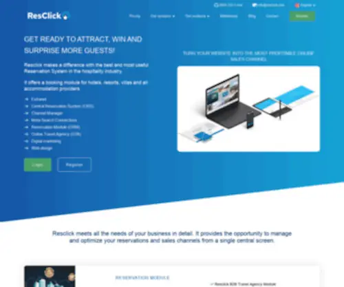 Resclick.com(Reservation System) Screenshot
