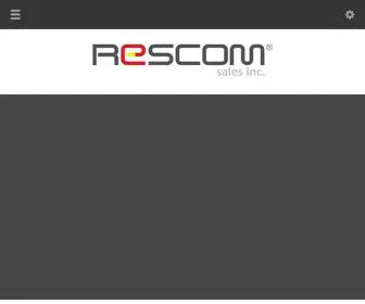 Rescom.ca(Rescom Sales) Screenshot