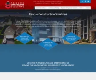 Rescue-CS.com(Residential & Commercial Roofing) Screenshot