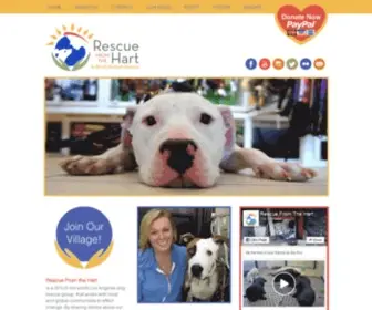 Rescuefromthehart.org(Rescue From The Hart) Screenshot