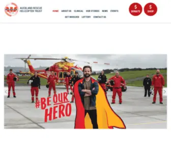 Rescuehelicopter.org.nz(The Auckland Westpac Rescue Helicopter) Screenshot