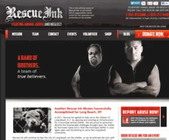 Rescueink.org(The Official Home of Rescue Ink) Screenshot