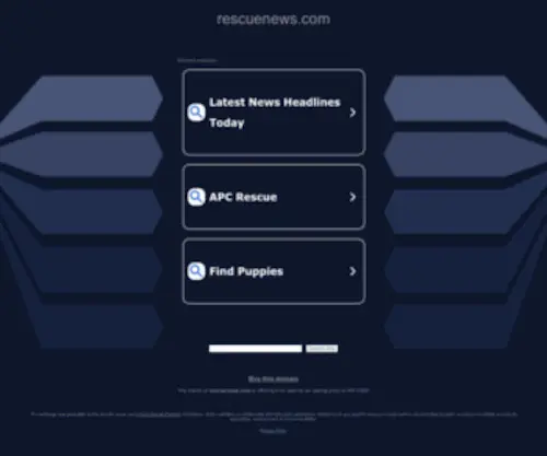 Rescuenews.com(Pet Rescue) Screenshot