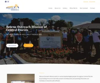 RescueoutreachcFl.org(Rescue Outreach Mission of Central Florida) Screenshot