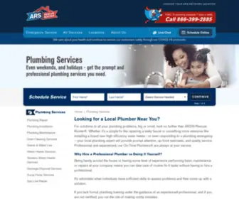 Rescuerooter.com(Plumbing Services) Screenshot