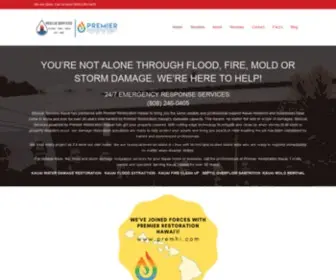 Rescueservices.com(Flood, Fire and Mold Remediation on Kauai) Screenshot