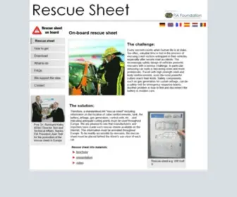 Rescuesheet.info(Rescue sheet) Screenshot