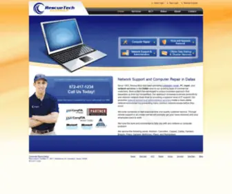 Rescuetech.net(Computer Repair Dallas) Screenshot