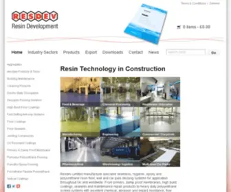 Resdev.co.uk(Resdev Industrial Resin Flooring Specialists) Screenshot