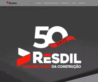 Resdil.com.br(Cimento) Screenshot