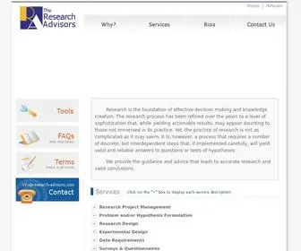 Research-Advisors.com(The Research Advisors) Screenshot