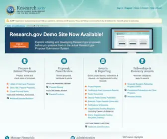Research.gov(Research) Screenshot