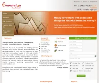 Research4U.co.in(More Wealth 4 U) Screenshot