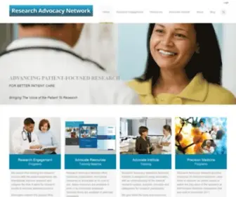 Researchadvocacy.org(Research Advocacy Network) Screenshot