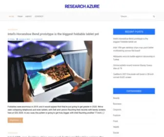 Researchazure.com(researchazure) Screenshot