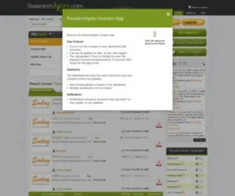 Researchbytes.com(RB’s Investors Relations Platform) Screenshot