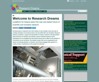 Researchdreams.nl(Research Dreams) Screenshot