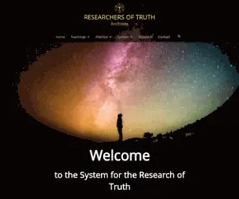 Researchersoftruth.org(RESEARCHERS OF TRUTH Archives) Screenshot