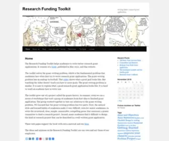 Researchfundingtoolkit.org(The Research Funding Toolkit) Screenshot