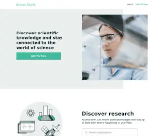 Researchgate.net(Find and share research) Screenshot