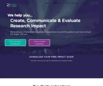 Researchimpactacademy.com(Research Impact Academy) Screenshot