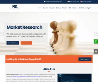 Researchkonnection.ae(Best Market Research Company in Dubai) Screenshot