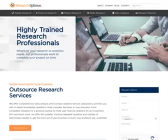 Researchoptimus.com(Business Research Services Company) Screenshot