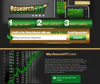 Researchotc.com(Penny stocks) Screenshot