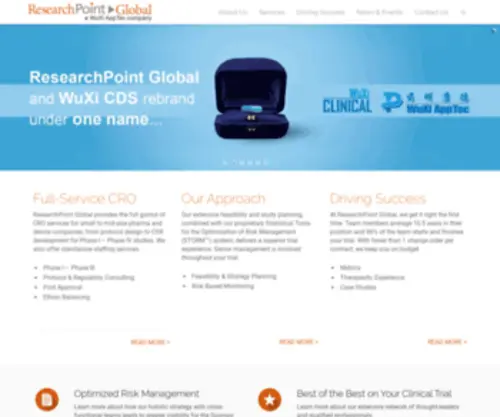 Researchpointglobal.com(康德弘翼 WuXi Clinical) Screenshot