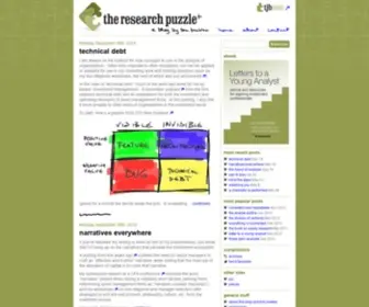 Researchpuzzle.com(The research puzzle) Screenshot