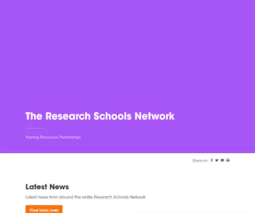Researchschool.org.uk(Research Schools Network) Screenshot