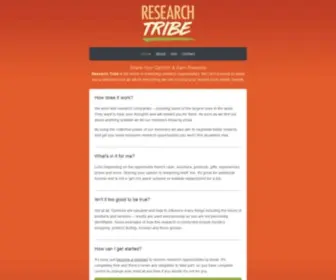 Researchtribe.com(Research Tribe) Screenshot